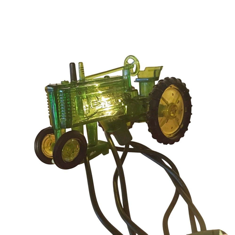 Set Of 5 John‎ Deere Model A Tractor Decorative Christmas Light Ornaments 5010
